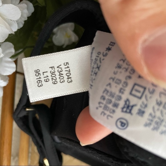 Lands End Black Wired Bikini Top sz 36B - Picture 6 of 8